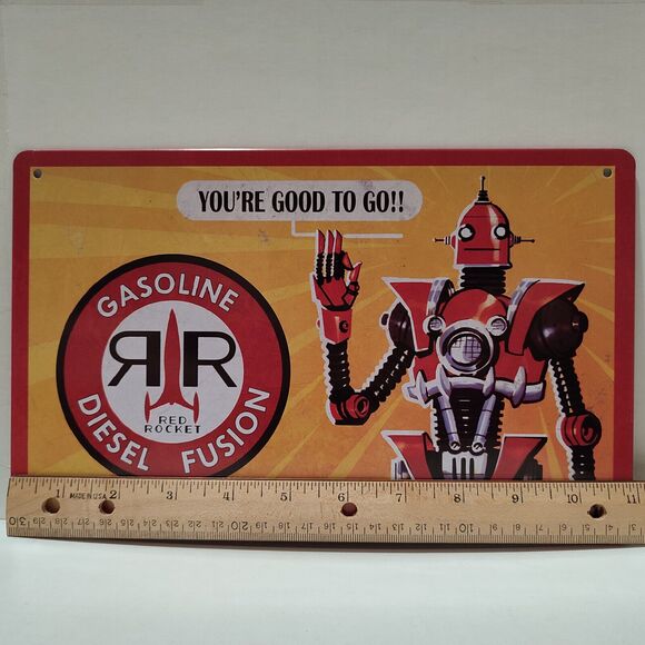 Fallout Metal Tin Signs Bundle Nuka Girl & Red Rocket Official Hanging Displays - Picture 9 of 11